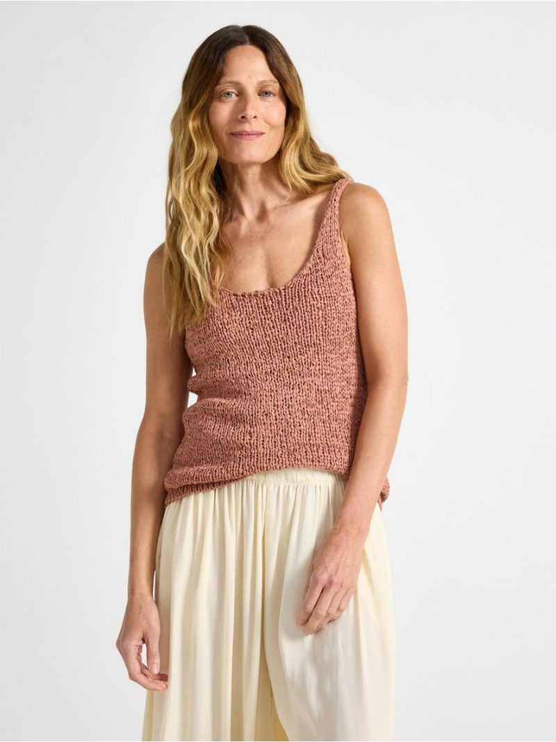Knitted tank top - 3007971-9744