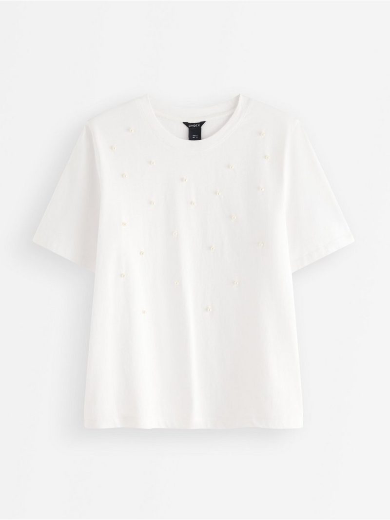 T-shirt with pearls - 3007973-70