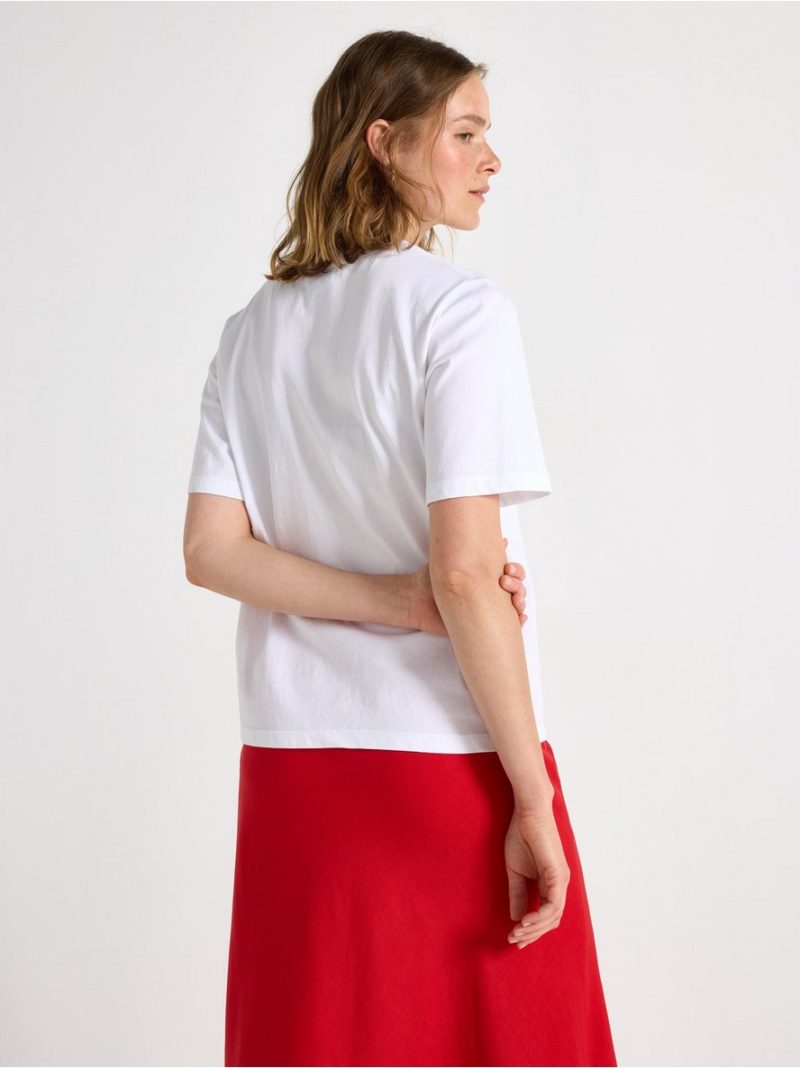 T-shirt with pearls - 3007973-70