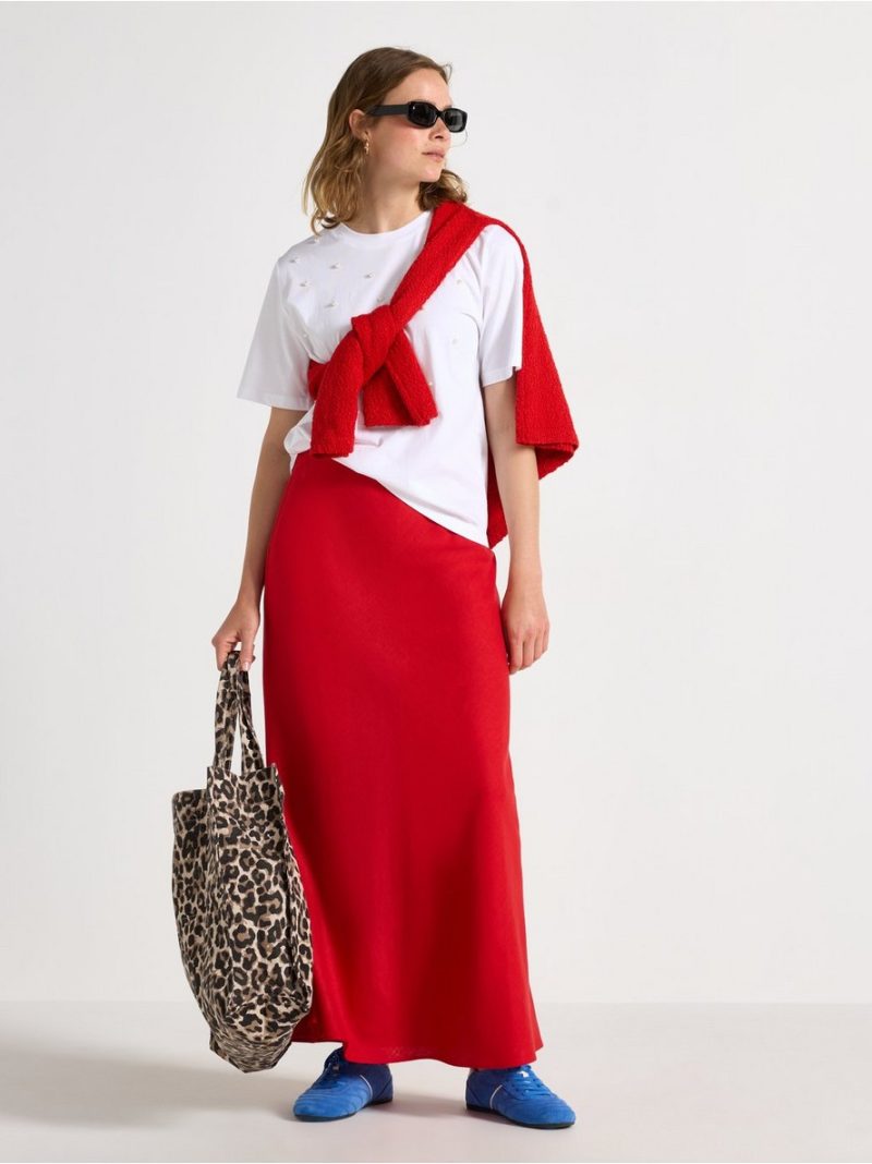 T-shirt with pearls - 3007973-70