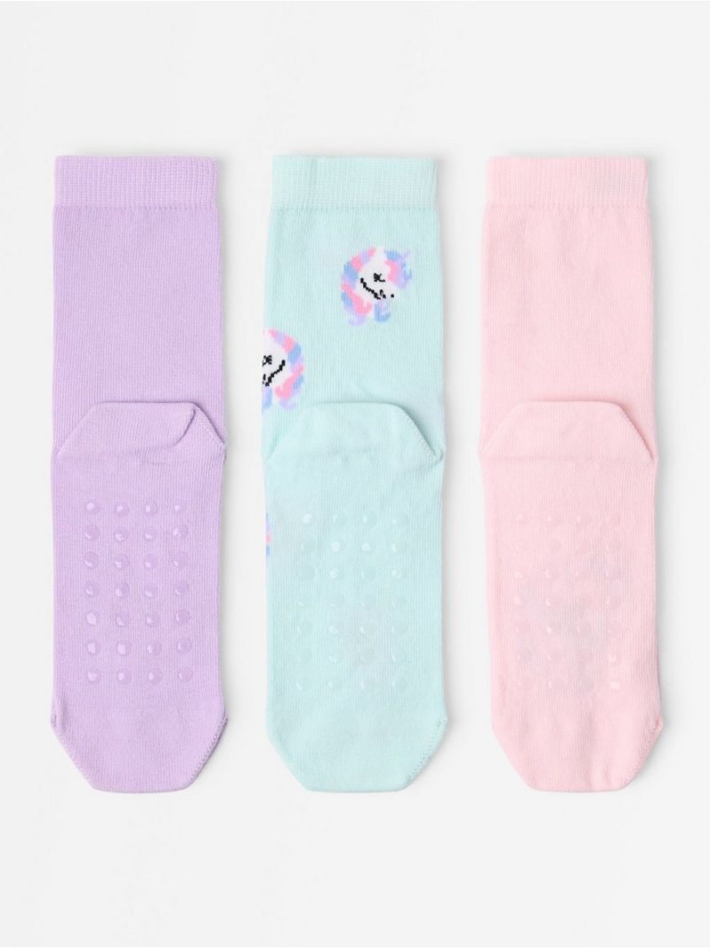 3-pack socks with anti-slip - 3007974-6666