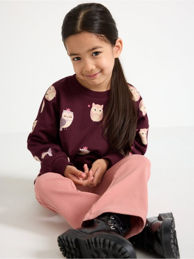 Sweatshirt with brushed inside - 3007987-7268