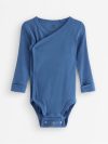 Bodi - Ribbed wrap bodysuit - 3008025-8887