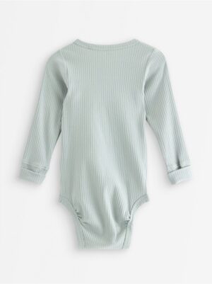 Ribbed bodysuit - 3008026-7986