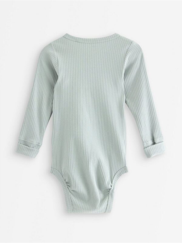 Ribbed bodysuit - 3008026-7986