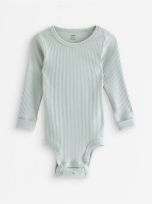 Ribbed bodysuit - 3008026-7986