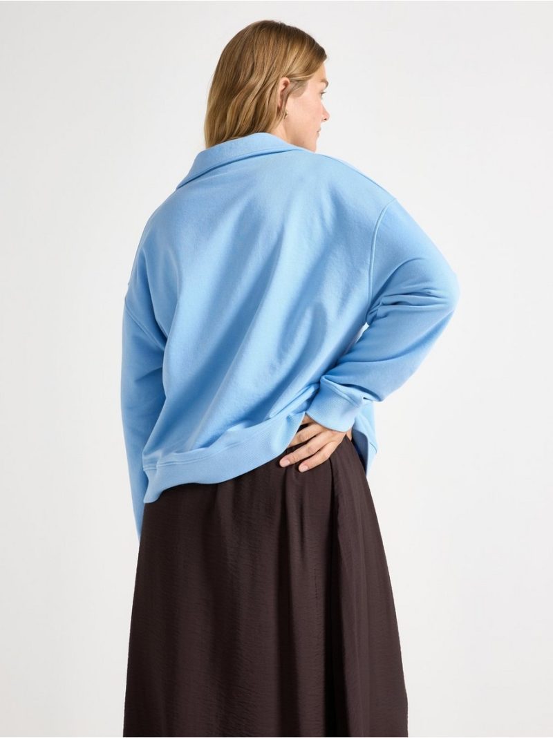 Sweatshirt with half-zip - 3008083-2324