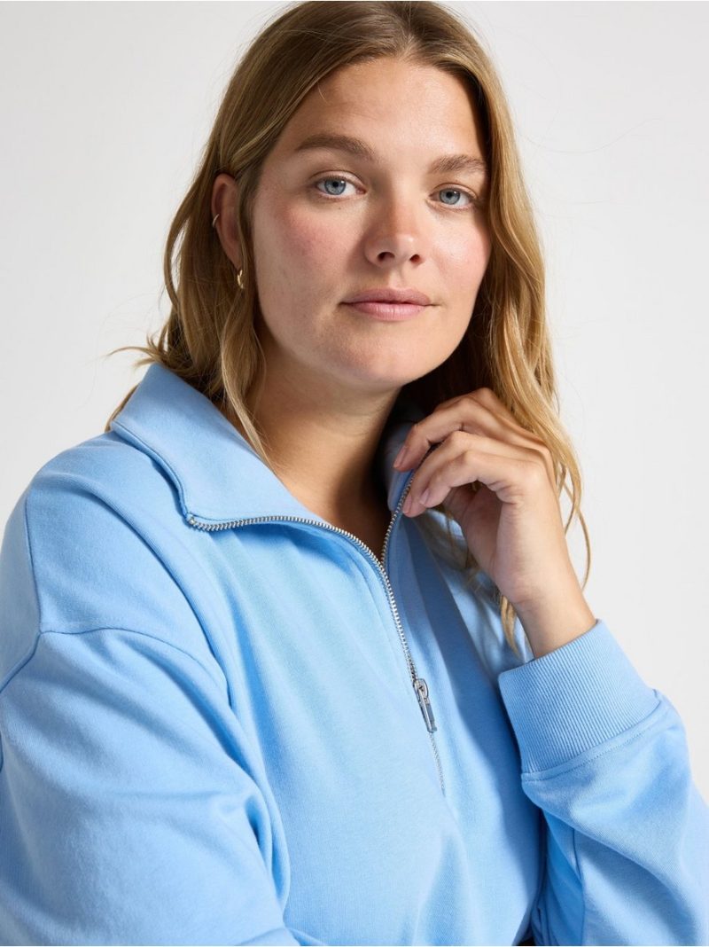 Sweatshirt with half-zip - 3008083-2324