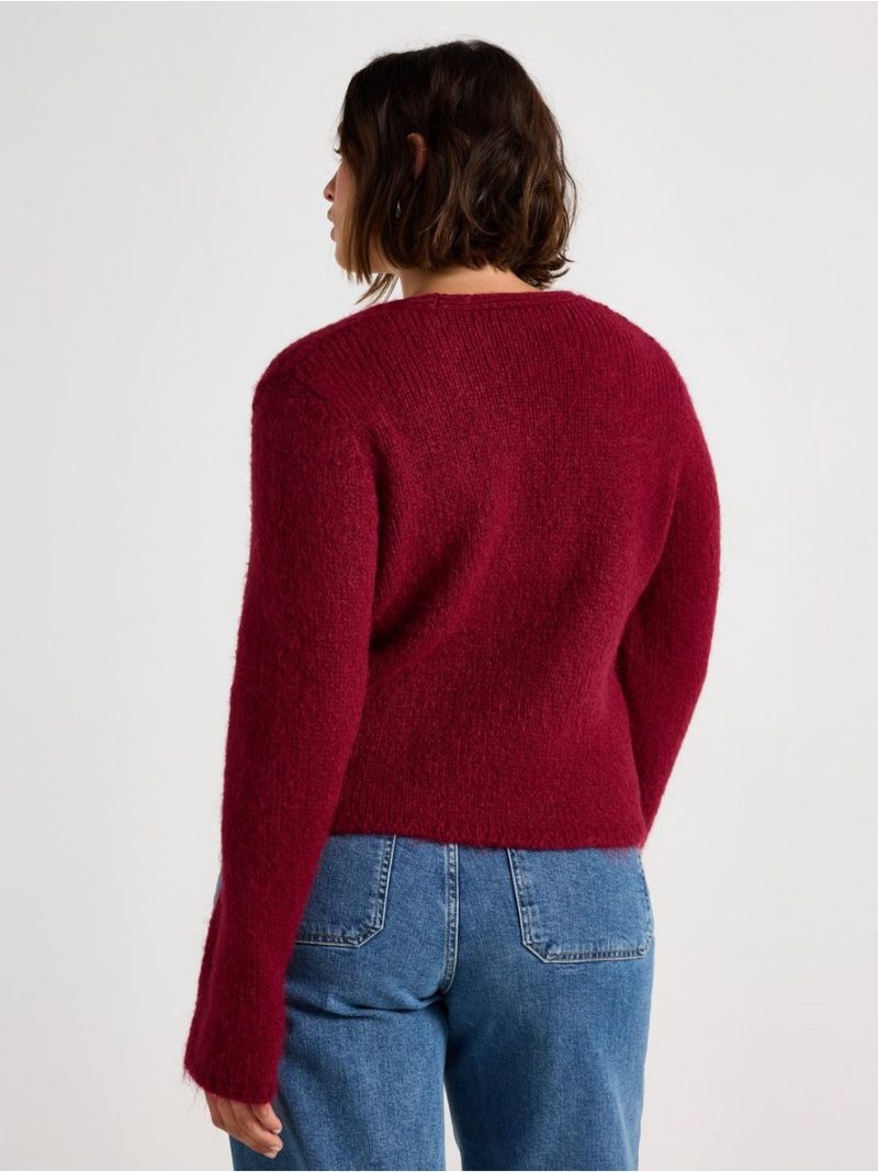 Dzemper - Knitted cardigan - 3008099-7234