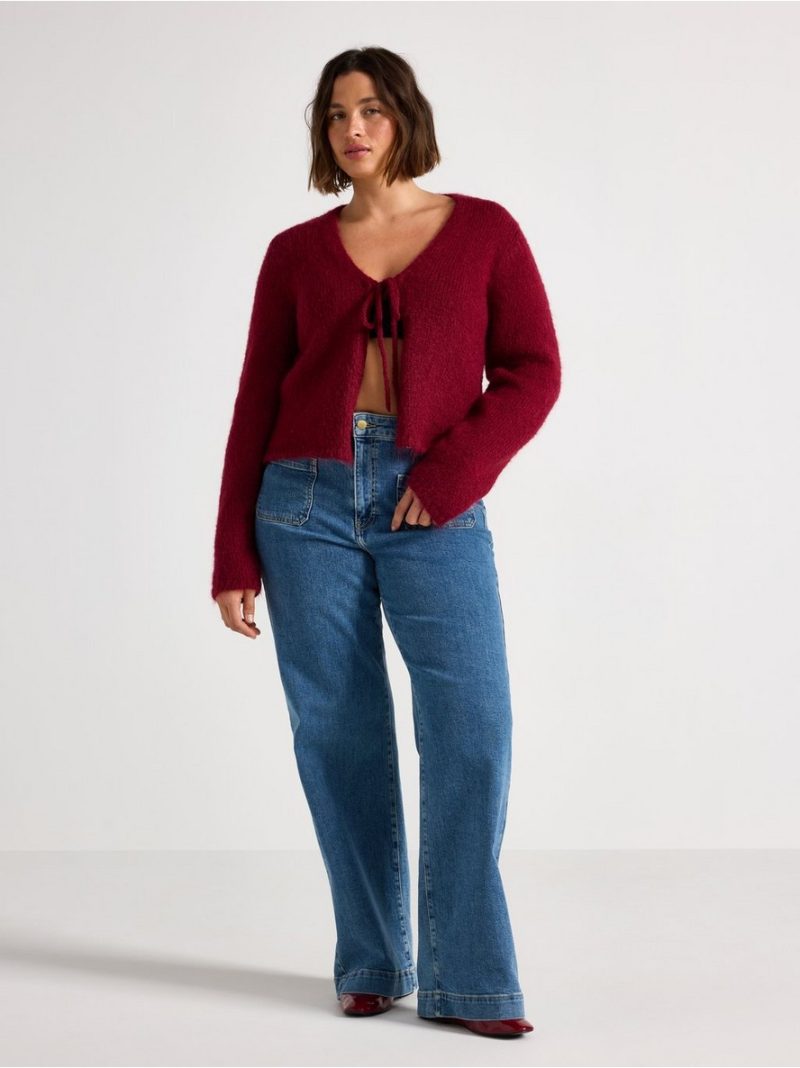 Dzemper - Knitted cardigan - 3008099-7234