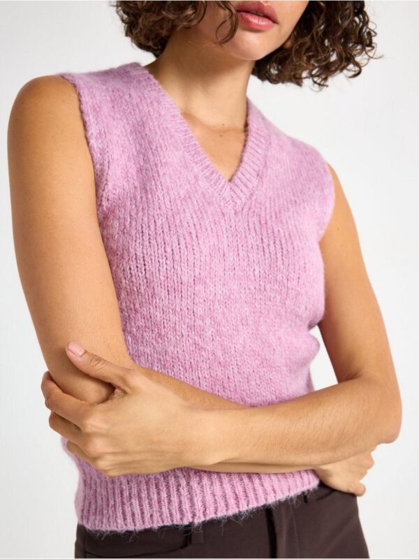 Knitted vest - 3008100-9619