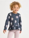 Long-sleeved top with flounce edge - 3008194-2498