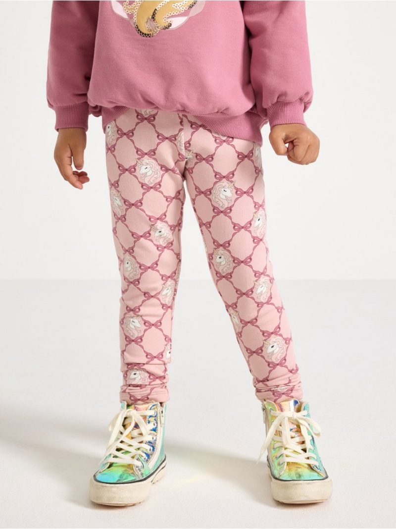 Leggings with brushed inside - 3008195-7351