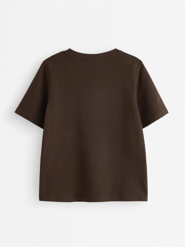 T-shirt with v-neck - 3008200-6995