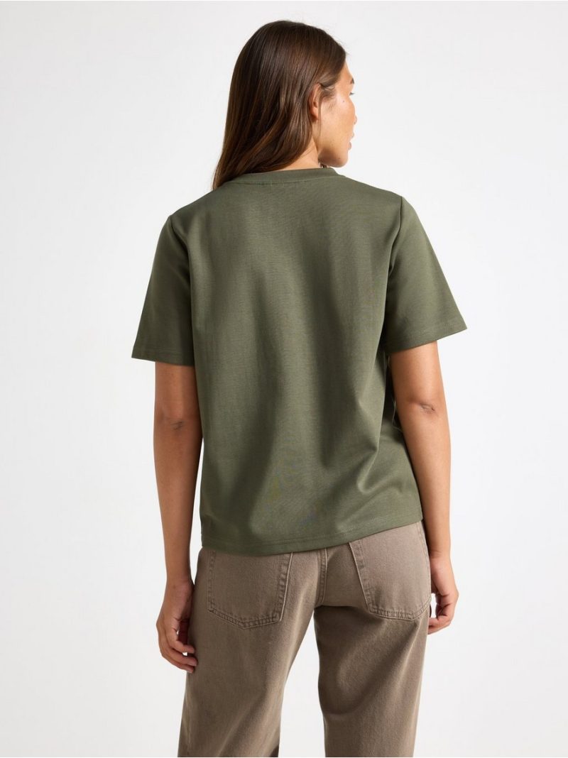 Majica - T-shirt in heavy cotton - 3008202-1308