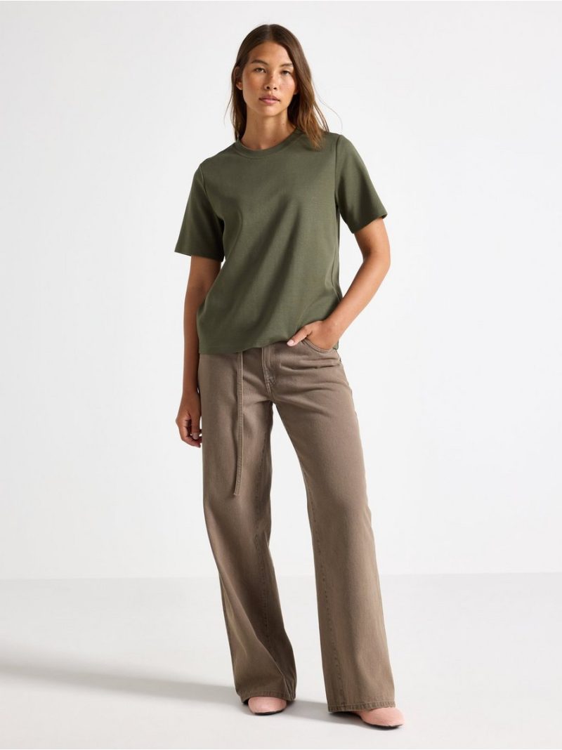 Majica - T-shirt in heavy cotton - 3008202-1308