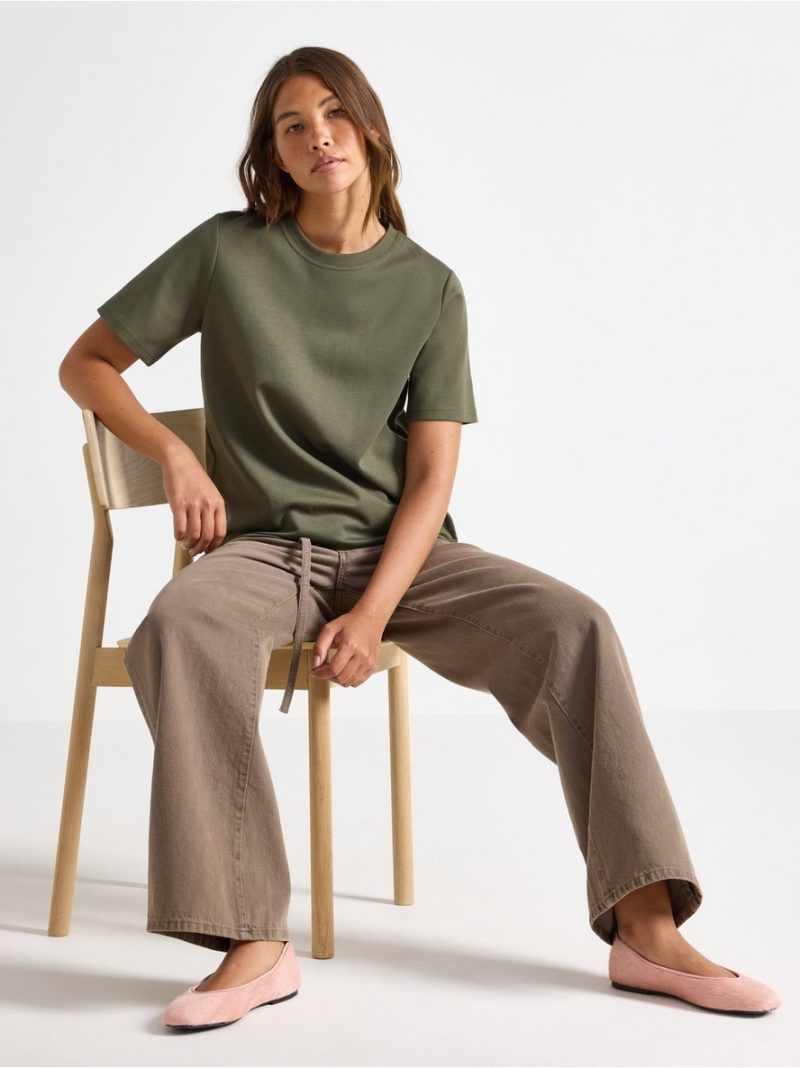 Majica - T-shirt in heavy cotton - 3008202-1308