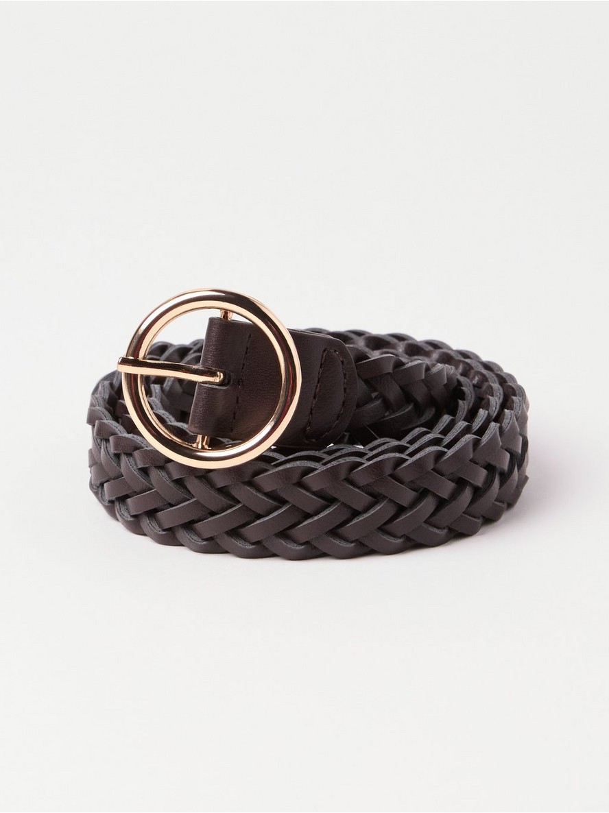 Kais – Braided belt in imitation leather