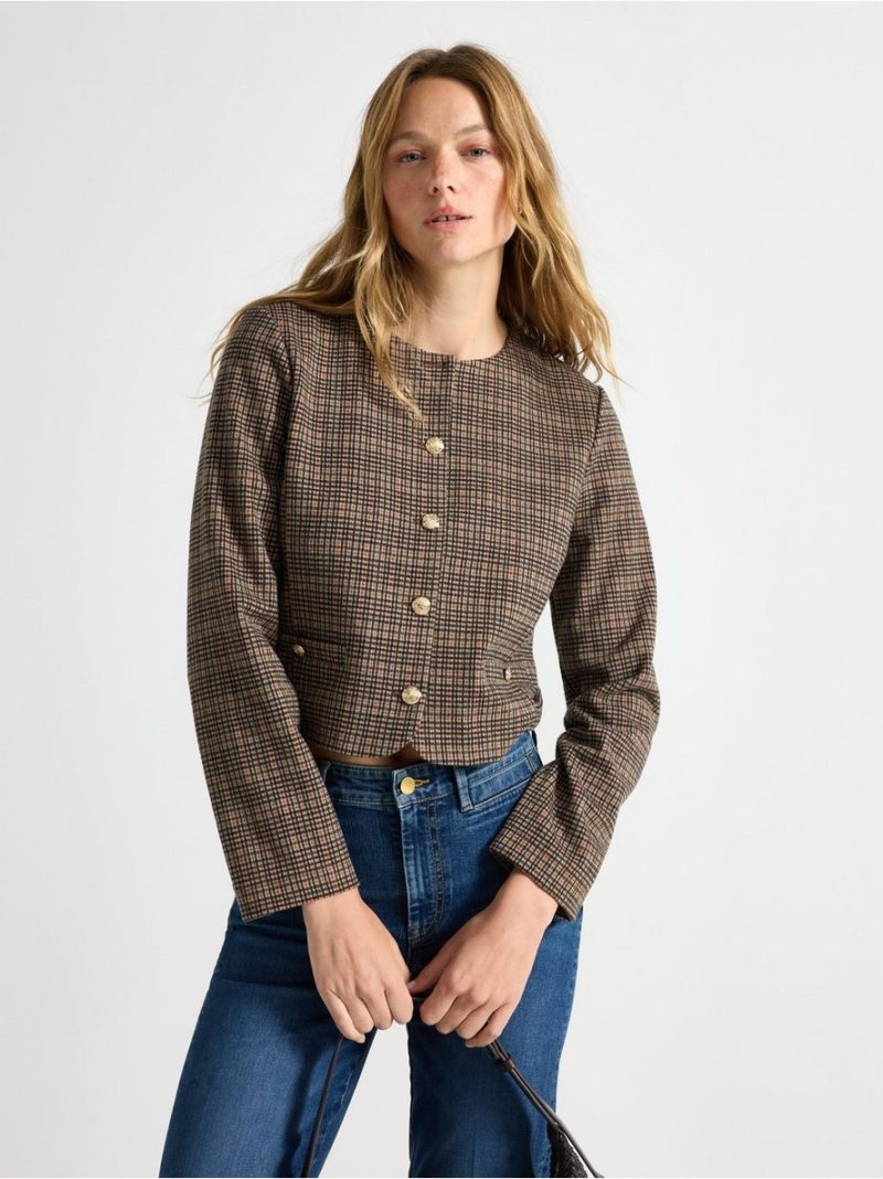 Checked jacket - 3008712-9609