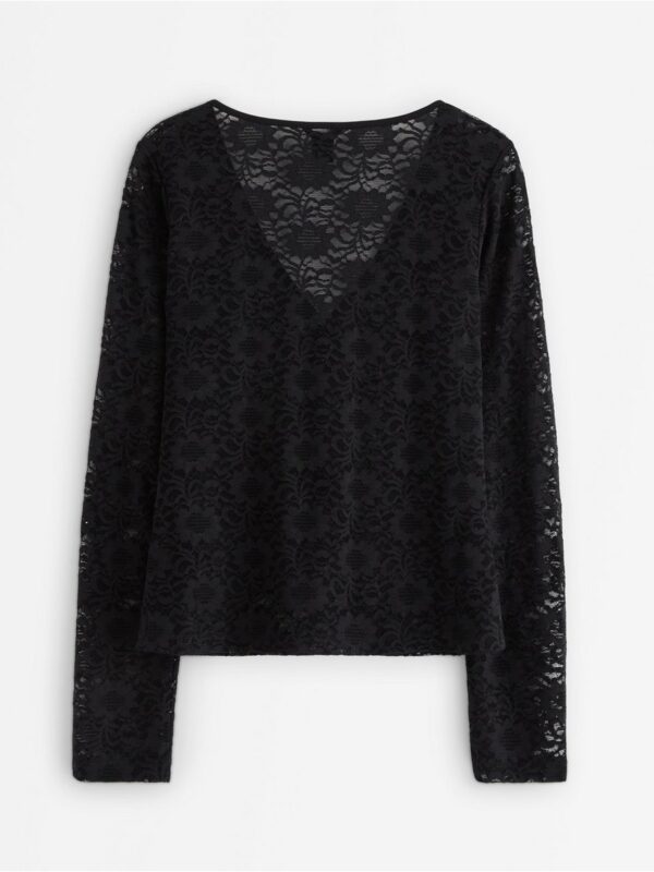 Cardigan in lace - 3008717-80
