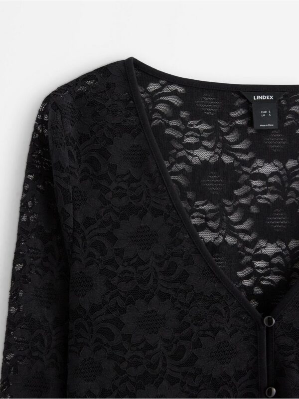 Cardigan in lace - 3008717-80