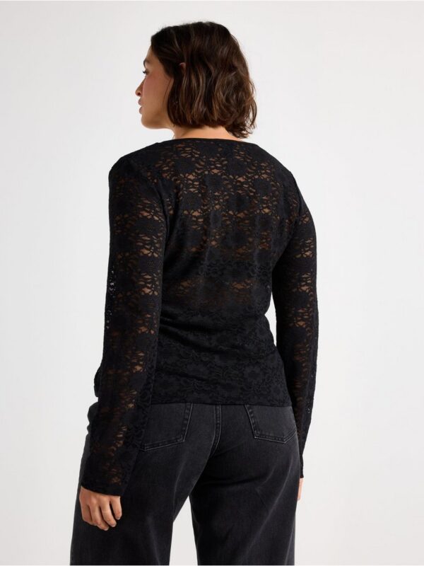 Cardigan in lace - 3008717-80