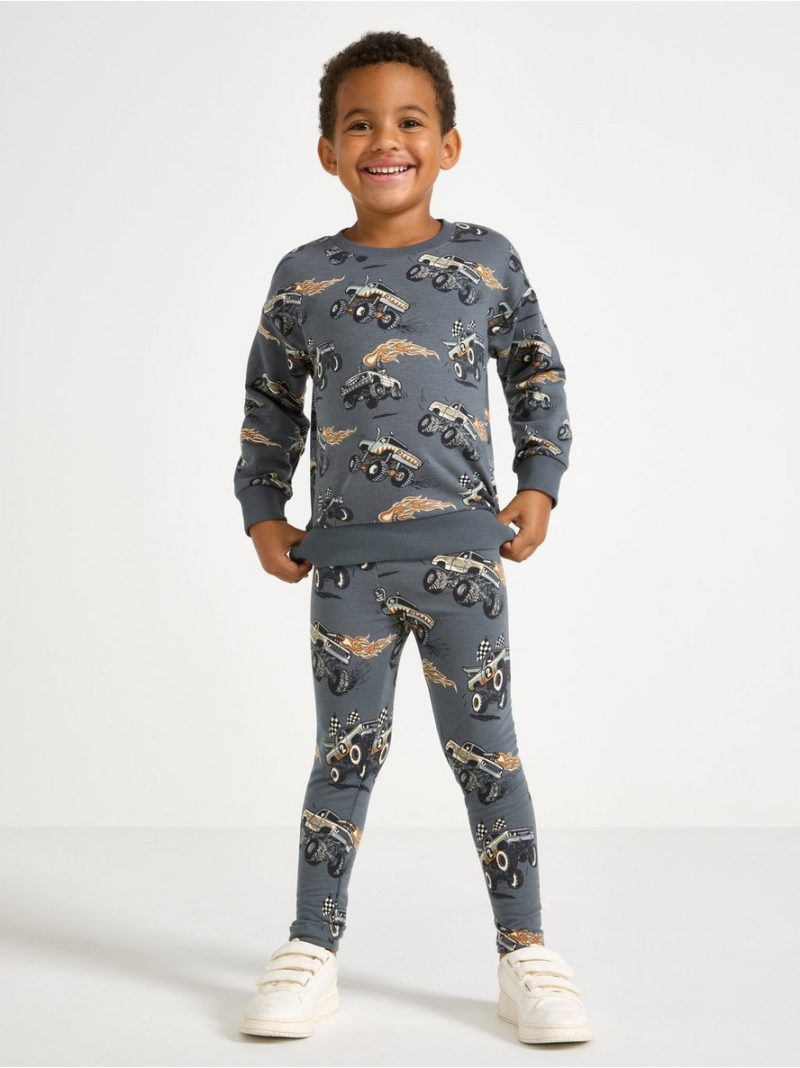 Helanke - Leggings with brushed inside - 3008733-2498