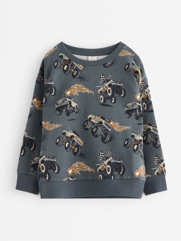 Sweatshirt with brushed inside - 3008734-2498
