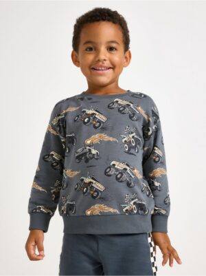 Sweatshirt with brushed inside - 3008734-2498