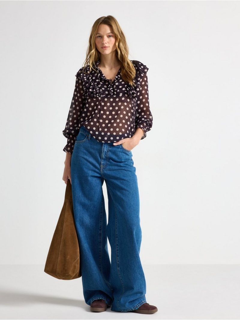 Long-sleeved blouse - 3008956-7268