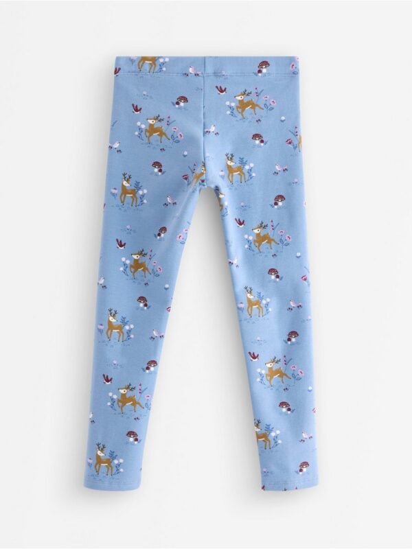 Leggings with brushed inside - 3008972-8174
