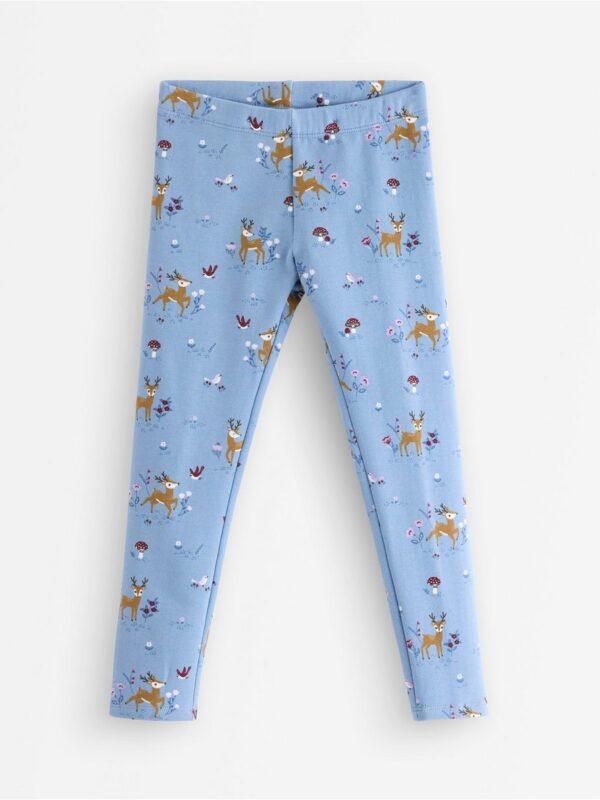 Leggings with brushed inside - 3008972-8174
