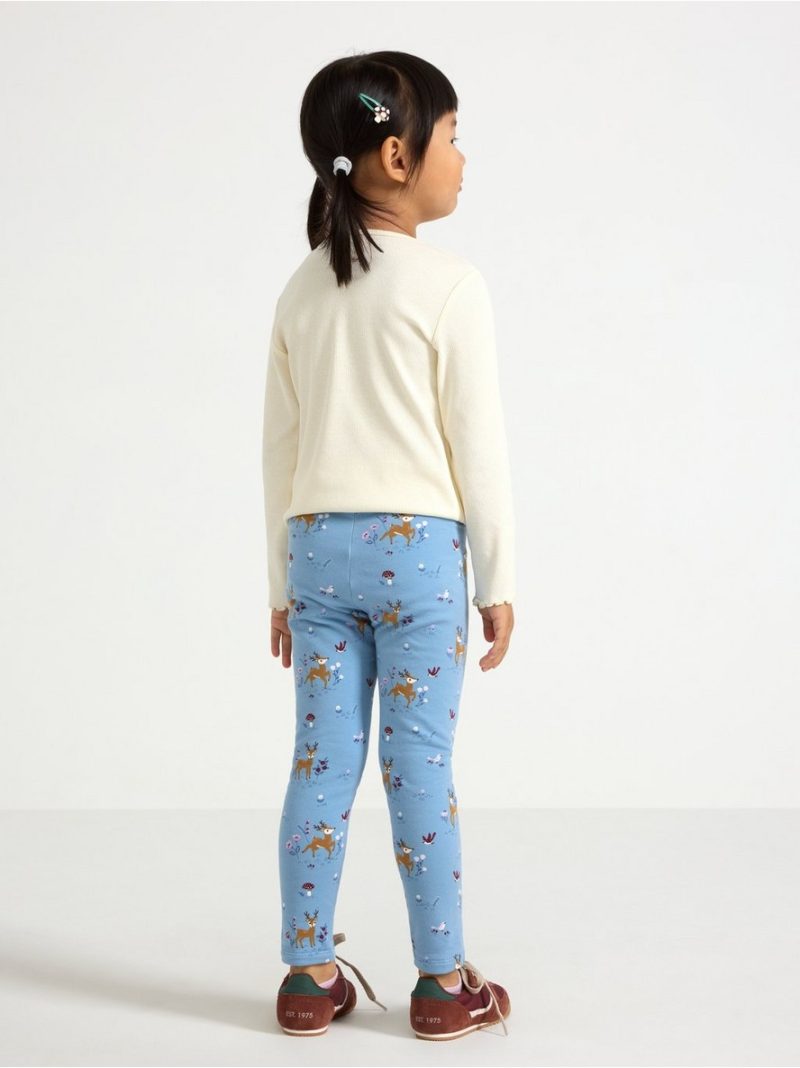 Helanke - Leggings with brushed inside - 3008972-8174