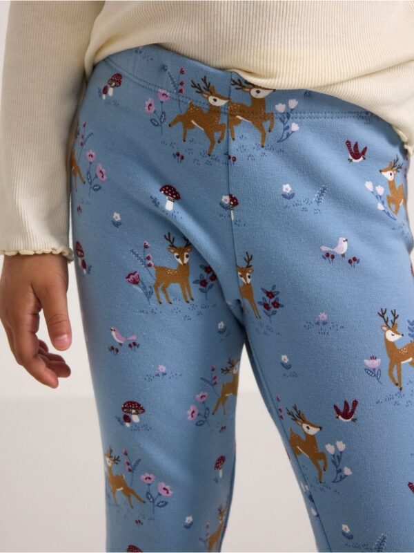 Leggings with brushed inside - 3008972-8174