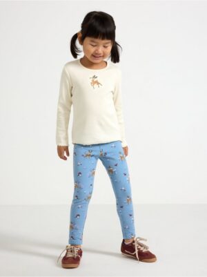 Leggings with brushed inside - 3008972-8174