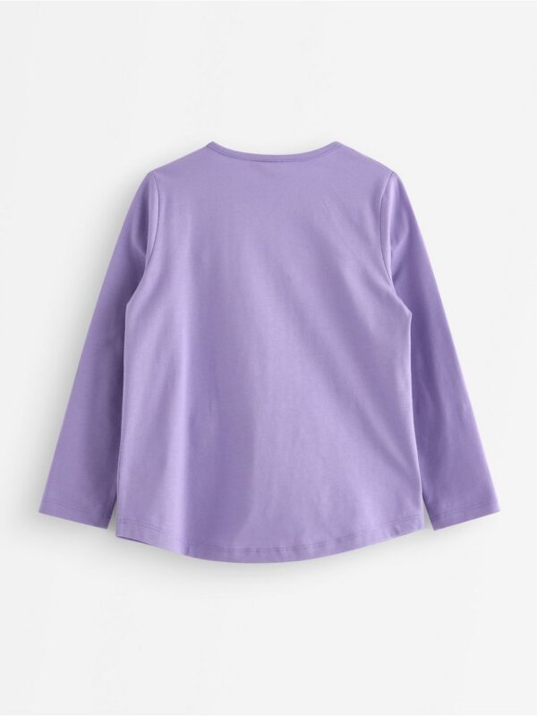 Long-sleeved top with unicorn - 3009050-6927