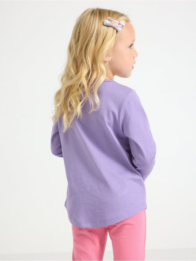 Majica - Long-sleeved top with unicorn - 3009050-6927