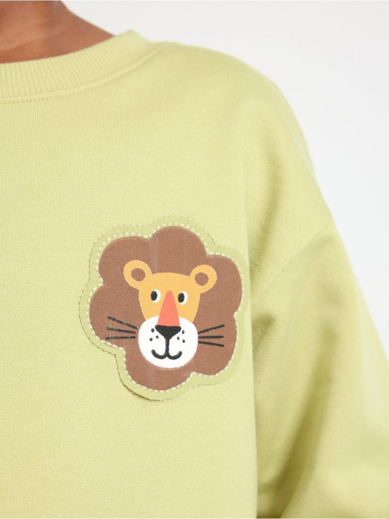 Sweatshirt with brushed inside - 3009064-8632