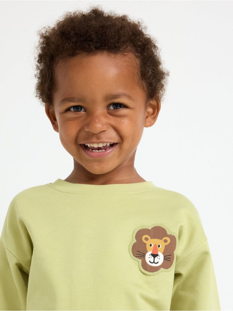 Sweatshirt with brushed inside - 3009064-8632