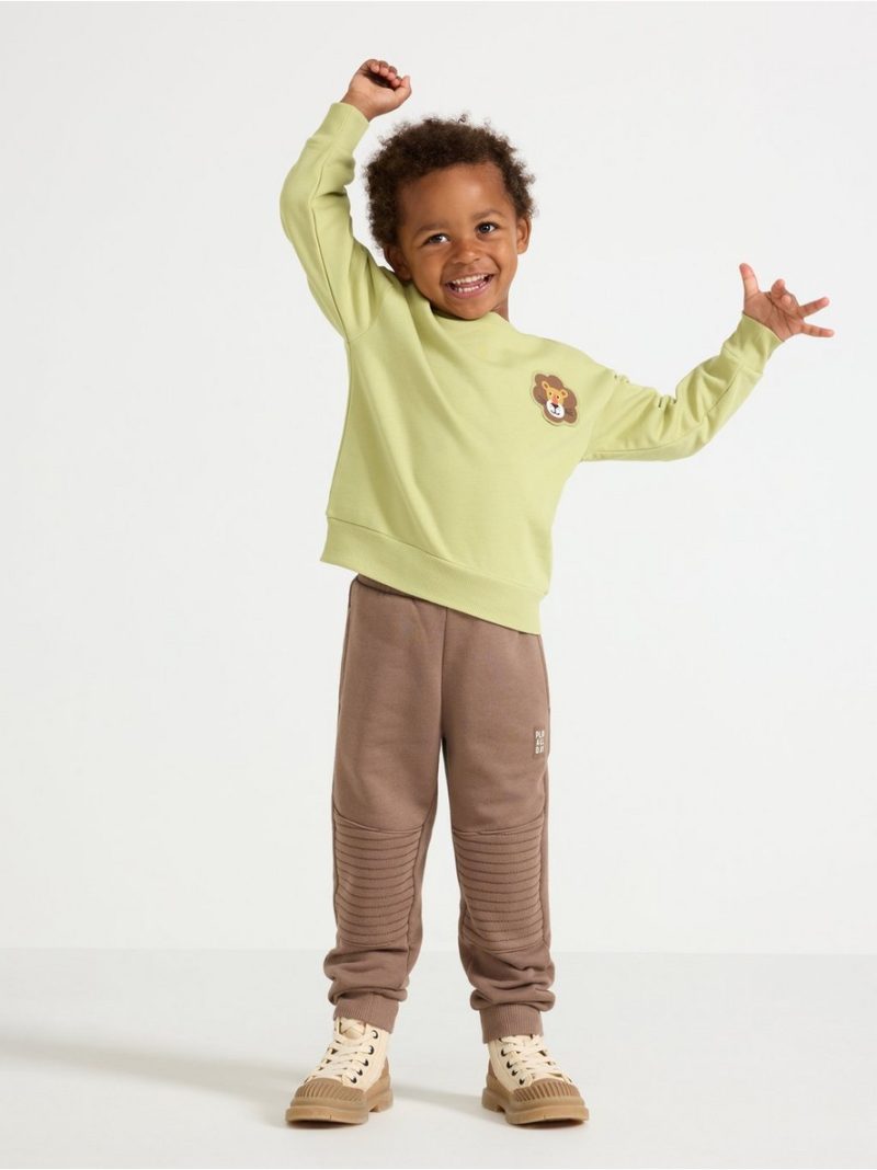 Sweatshirt with brushed inside - 3009064-8632