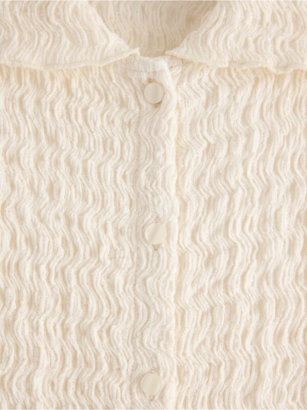 Textured shirt in jersey - 3009238-300