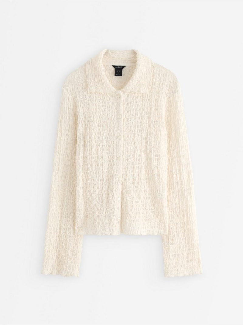 Kosulja - Textured shirt in jersey - 3009238-300