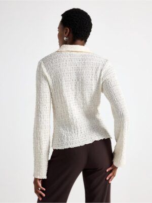 Textured shirt in jersey - 3009238-300