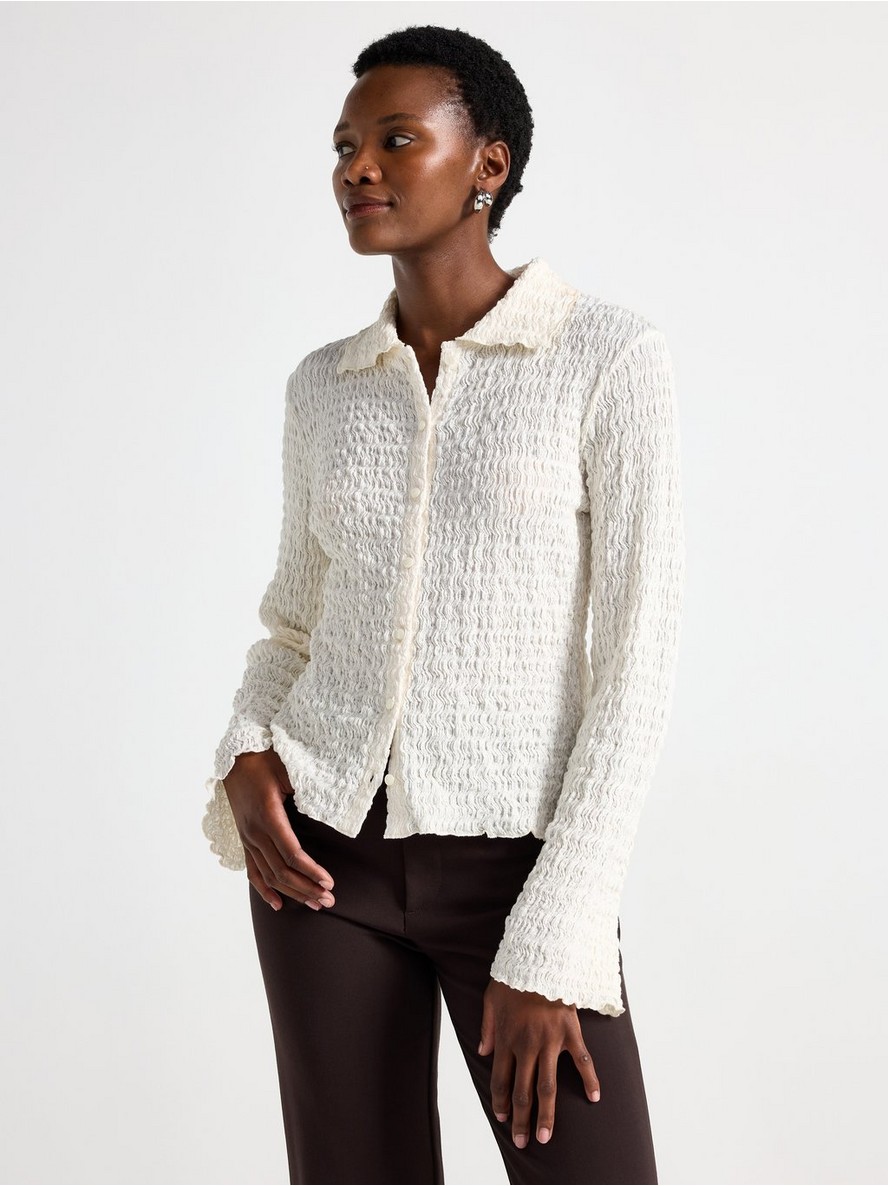 Kosulja – Textured shirt in jersey