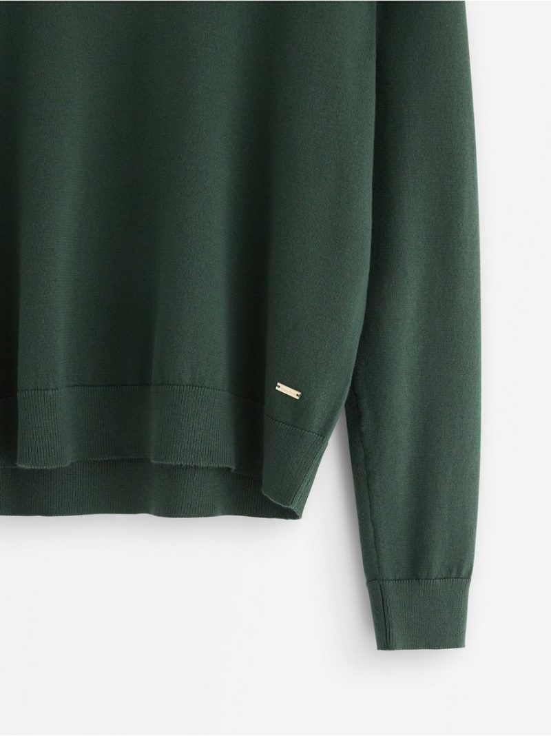 Fine-knit v-neck jumper - 3009339-8661