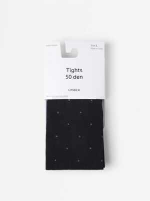 Tights with dots 50 denier - 3009499-80