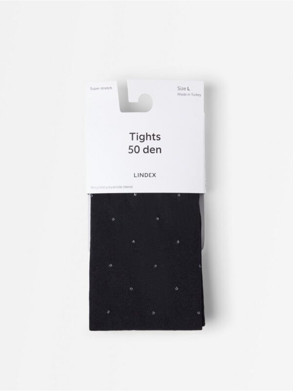 Tights with dots 50 denier - 3009499-80