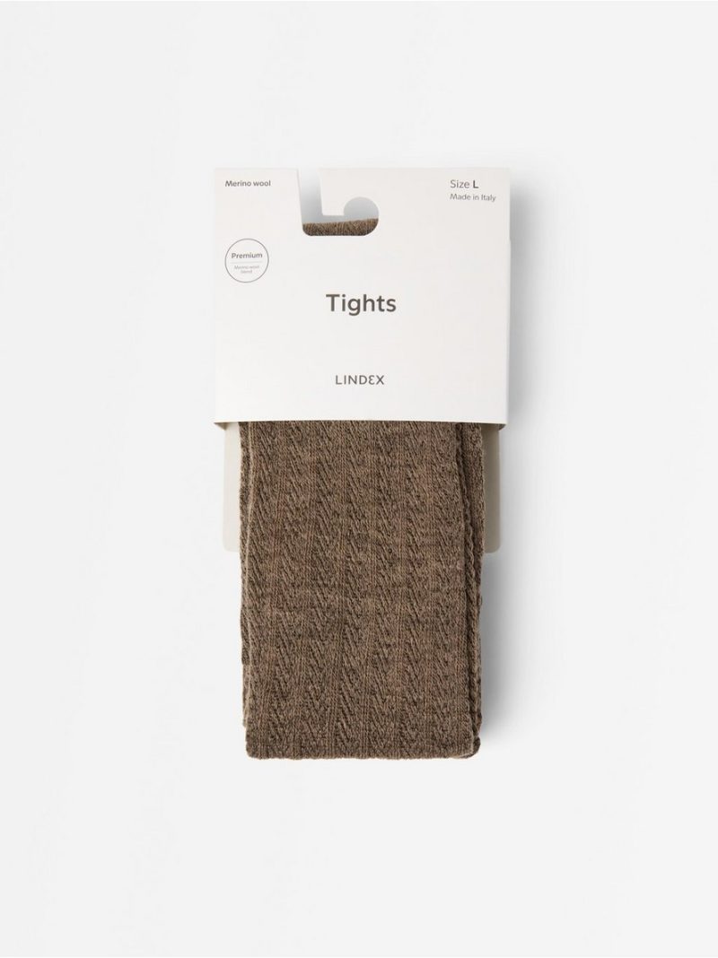 Hulahopke - Tights in merino wool blend - 3009695-2386