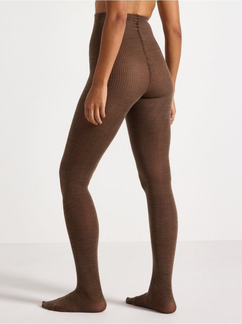 Hulahopke - Tights in merino wool blend - 3009695-2386