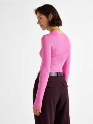 Soft long-sleeved top - 3009765-9869